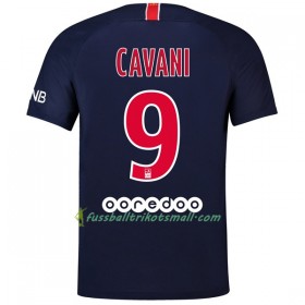 Günstige Fußballtrikots Paris Saint-Germain Cavani 9 2018-2019 Kurzarm Heimtrikotsatz kaufen